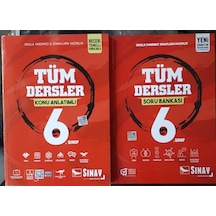 6.sınıf Tüm Dersler Konu Anlatım+soru Bankası Takım Sınav Yayınll