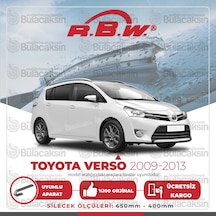 Rbw Toyota Verso 2009 - 2013 Ön Muz Silecek Takımı
