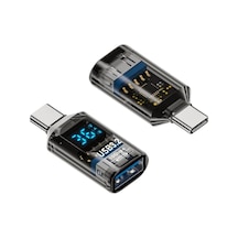 C To Usb 3.2 Dönüştürücü 36w Hızlı Şarj 10gbps Veri Transferi Dijital Ekran Otggm Diğer