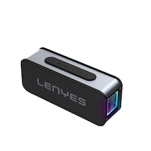 Lenyes S856 Rgb Işıklı Mikrofonlu Bluetooth Speaker Hoparlör V5.0 Siyah