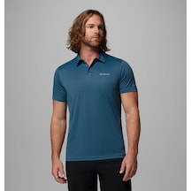 Columbia Ao3614 Hike Technical Erkek Polo T-shirt 1990401429 Mavi