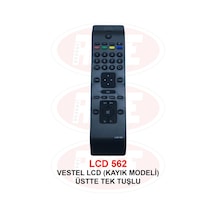 Vestel Uyumlu Lcd Kayik Modeli Üstte Tek Tuşlu Lcd Kumandası