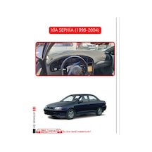 Kia Sephia 1998-2004torpido Koruma Halısı Kırmızı Kenar