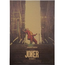 Joker Dc Comıcs Merdiven Sahnesi Retro Poster Af022