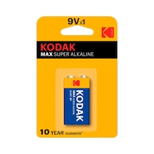 Kodak 1 Adet Max Alkalin 9 Volt Pil