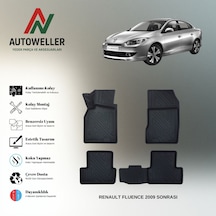 Renault Fluence 2009 Sonrası Uyumlu Havuzlu Oto Paspas