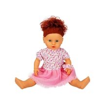 1060011 Lila Sesli Saçlı Et Bebek 60 Cm - Mıex-889561 1 Adet
