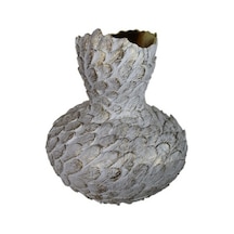 Tombul Tüy Vazo C 4056 Beyaz