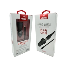 2.4a Type-c Metal Araç Şarj Seti Vtx028