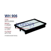 WUNDER WH906 HAVA FİLTRESİ - HYUNDAi ACCENT DiZEL