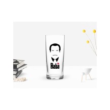 Bk Home Renkli Baskılı Godfather Baba Tasarımlı Rakı Bardağı-12