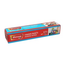 6 Renkli Parmak Boyası 6x25 ML
