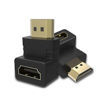 90 Derece Hdmı Dirsek Adaptör Hdmı Erkek/Dişi L Çevirici