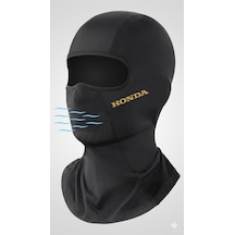 Flex Premium Honda Gold Reflektörlü Siyah Kar Maskesi Model 203 Balaklava Balaclava Motorsiklet Scooter Bisiklet Spor