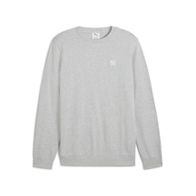 Puma Essentıals Elevated Erkek Sweatshırt 690895 04 Gri