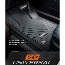 Mercedes C Serisi Modellere Uyumlu Oto Paspas 5d Icon Siyah