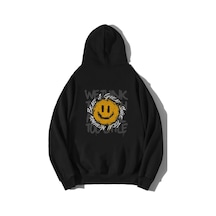Brz Collection Unisex Oversize Nothing Beats Hoodie-siyah Siyah