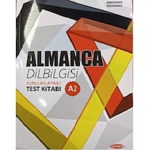 Almanca Dilbilgisi Konu Anlatımlı Test Kitabı A2 Kurmay ELT