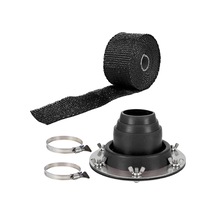 Suntek Çadır Soba Jack Baca Silikon Anti Haşlanma Koruma Siyah Siyah