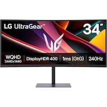 Lg Ultragear G6 34g630a-b 34" 1ms Gtg 240hz Hdmı+display+type-c Displayhdr 400 Curved Ultrawide Wqhd 3440x1440 Oyuncu Monitörü