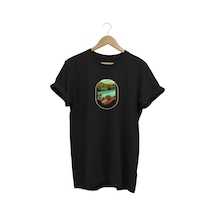 Hamak Baskılı Siyah T-shirt Siyah
