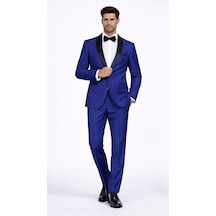 Fabio Cassel Erkek Damatlık Slim Fit Takım Elbise Lacivert