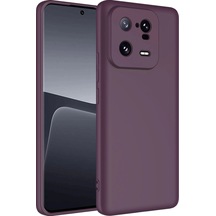 Xiaomi Mi 13 Pro Kılıf Zore Mara Lansman Kapak Koyu Mor