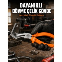 Zenvia Uzun Çene Tasarımlı Dövme Çelik Kargaburun Hassas Kavrama Performansı Znv2026