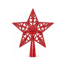Yılbaşı Çam Ağacı Tepeliği 15x17 Cm Dekoratif Yıldız Tepe Noel Süsü Diğer