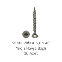 Adilon Sunta Vidası 5.0 x 040 10'Lu