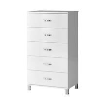 Buket Yüksek 5 Çekmeceli Şifonyer 73x45x125 Demonte 001