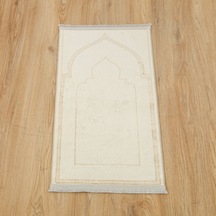 Lüks Kadife Elit Coçuk Seccade- Krem 40 82 Cm Çok Renkli