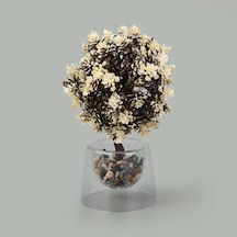 Dekor Yapay Top Ağaç - Asorti - 20x15 Cm Çok Renkli