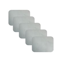 Knsz oturma minderi 5 li mazlum beyaz kumaş tel sandalyesi oturma yeri için