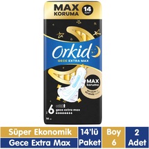 Orkid Ultra Gece Extra Max Ped 2 x 14'lü