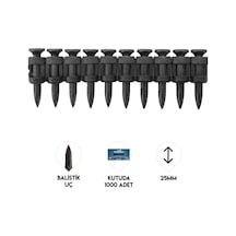 Dawreek Sp0107 Balistik Uçlu Çivi 25mm