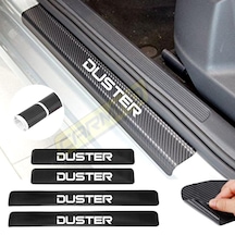 Dacia Duster Karbon Kapı Eşiği Sticker 4 Adet