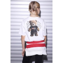 Defacto I Love Ny Oversıze Ekru Kız Çocuk T-shirt G9595a8/er105 Ekru