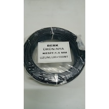 1.5 Mm Nya Siyah Tam Kesit Cca Kablo