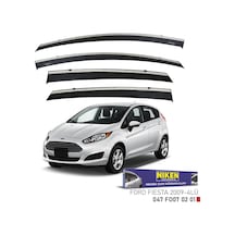 FORD FİESTA KROMLU CAM RÜZGARLIĞI 4LÜ 2010-2020