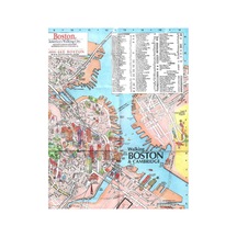 Walking Boston & Cambridge Harita Map
