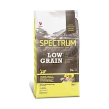 Spectrum Low Graın Tavuklu, Hindili ve Kızılcıklı Yavru Kedi Maması 12 KG