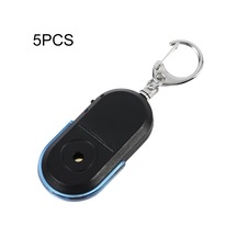 Sones Adet Taşınabilir Anti-kayıp Alarm Anahtar Bulucu Kablosuz Düdük Sesli Led Işıklı Konum Belirleyici Bulucu Mavi