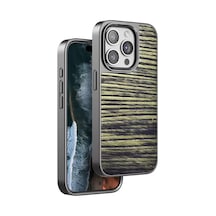 İphone 15 Pro Wave Kapak - Koyu Kahve
