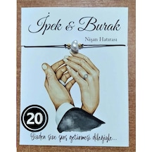 20 Adet Kişiye Özel Isimli Şans Bilekliği Söz, Bride, Kına Hediye