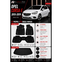 Opel Corsa E 2015-2019 Araca Özel 3d Paspas + 3d Bagaj Havuzu
