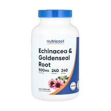 Nutricost Echinacea & Goldenseal Root, 500mg, 240 Capsules