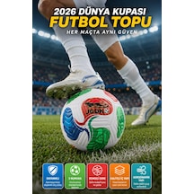 2026 Dünya Kupası Futbol Topu 5 Numara Dikişli Maç Antrenman Topu Dayanıklı Resmi Ölçü Standart