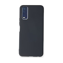 Vivo Y11s Uyumlu Kılıf Nano İçi Kadife Silikon - Lacivert