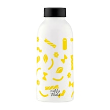 Mamawata Pasta Paslanmaz Çelik Termos Matara 470 Ml Sızdırmaz Yalıtımlı Suluk Beyaz